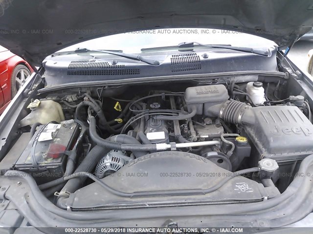 1J4GW48S74C157310 - 2004 JEEP GRAND CHEROKEE LAREDO/COLUMBIA/FREEDOM 灰色 照片 10