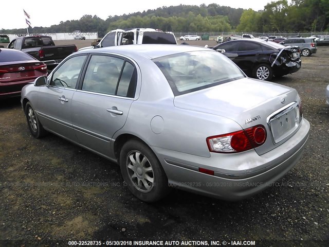 KNALD124455077517 - 2005 KIA AMANTI SILVER photo 3