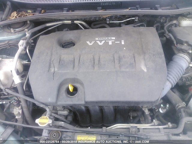 JTDBL40E69J048659 - 2009 TOYOTA COROLLA LE/XLE GREEN photo 10