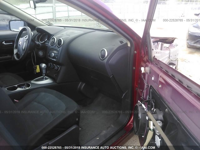 JN8AS5MT5BW178815 - 2011 NISSAN ROGUE S/SV/KROM MAROON photo 5