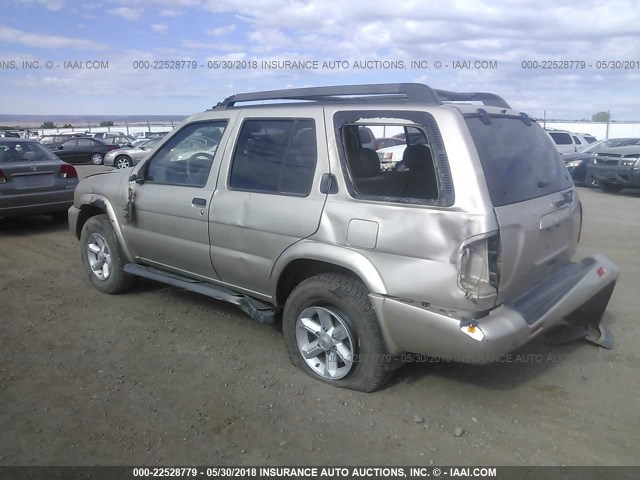 JN8DR09Y53W817034 - 2003 NISSAN PATHFINDER LE/SE GOLD photo 3