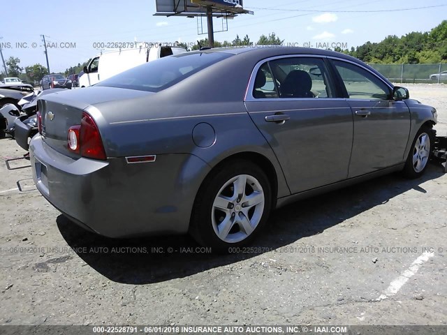 1G1ZB5EB6A4153543 - 2010 CHEVROLET MALIBU LS Qəhvəyi foto 4