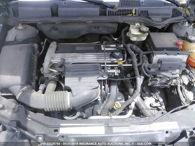1G8AJ52F74Z176586 - 2004 SATURN ION LEVEL 2 GRAY photo 10