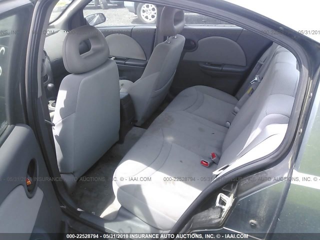 1G8AJ52F74Z176586 - 2004 SATURN ION LEVEL 2 GRAY photo 8