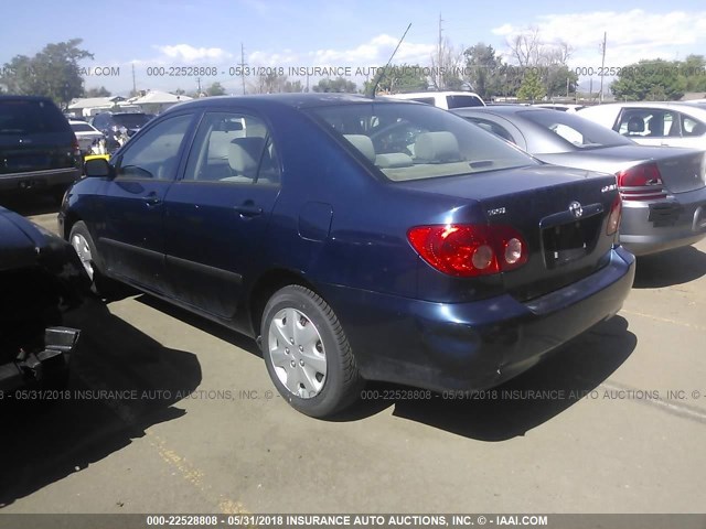 1NXBR32E87Z918831 - 2007 TOYOTA COROLLA CE/LE/S BLUE photo 3