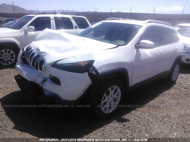 1C4PJMCB9HW510968 - 2017 JEEP CHEROKEE LATITUDE WHITE photo 2