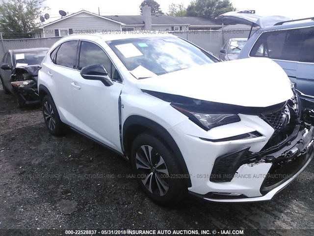 JTJBARBZ3J2149866 - 2018 LEXUS NX 300/BASE/F SPORT WHITE photo 1