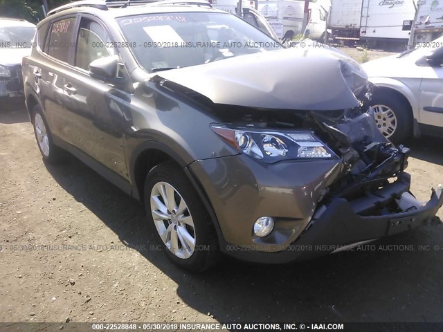 JTMDFREVXFD114971 - 2015 TOYOTA RAV4 LIMITED BROWN photo 1