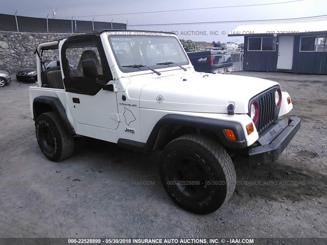 1J4FY29P8VP407202 - 1997 JEEP WRANGLER / TJ SE WHITE photo 1