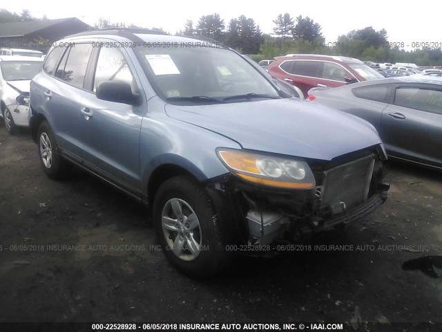 5NMSG13D69H312314 - 2009 HYUNDAI SANTA FE GLS BLUE photo 1