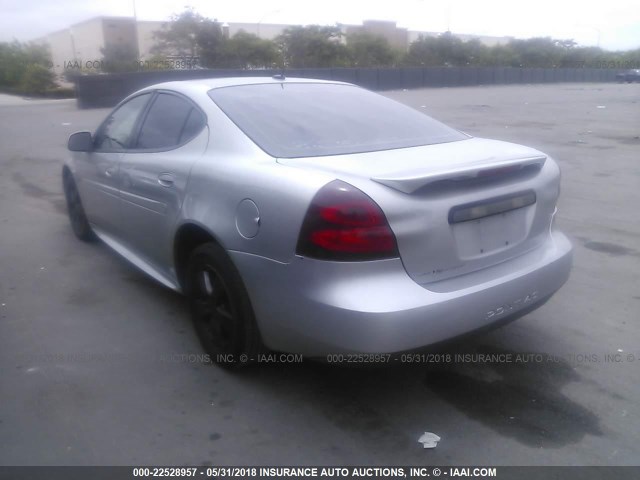 2G2WP582581137819 - 2008 PONTIAC GRAND PRIX SILVER photo 3