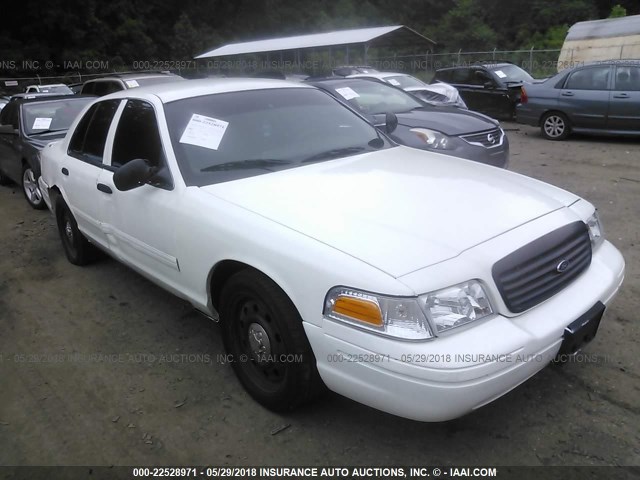 2FAHP71V19X118242 - 2009 FORD CROWN VICTORIA POLICE INTERCEPTOR WHITE photo 1