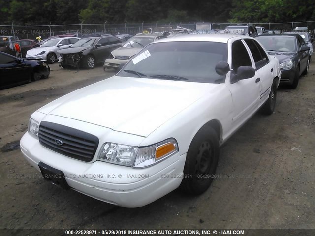 2FAHP71V19X118242 - 2009 FORD CROWN VICTORIA POLICE INTERCEPTOR WHITE photo 2