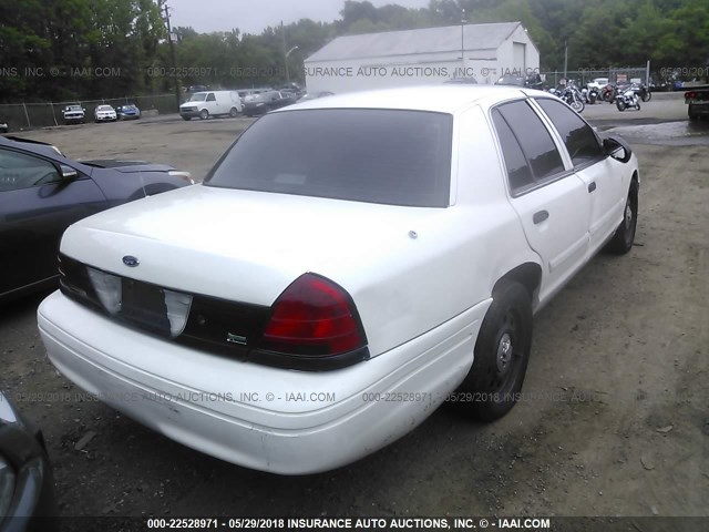 2FAHP71V19X118242 - 2009 FORD CROWN VICTORIA POLICE INTERCEPTOR WHITE photo 4