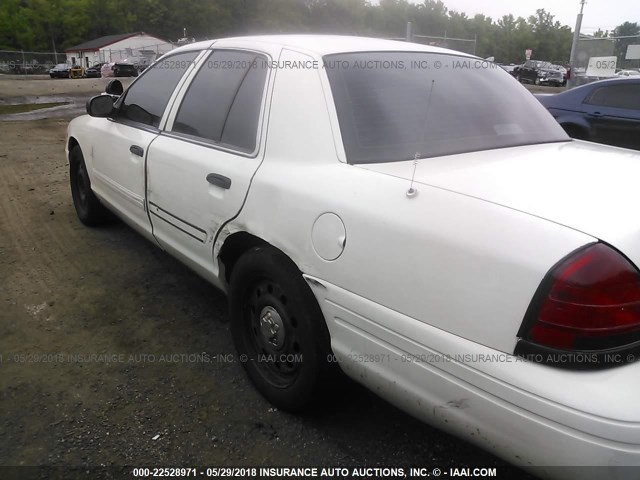 2FAHP71V19X118242 - 2009 FORD CROWN VICTORIA POLICE INTERCEPTOR WHITE photo 6