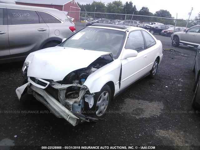 1HGEJ8248WL131834 - 1998 HONDA CIVIC EX WHITE photo 2