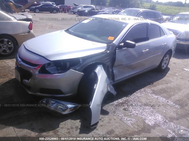 1G11A5SLXFF112065 - 2015 CHEVROLET MALIBU LS SILVER photo 2