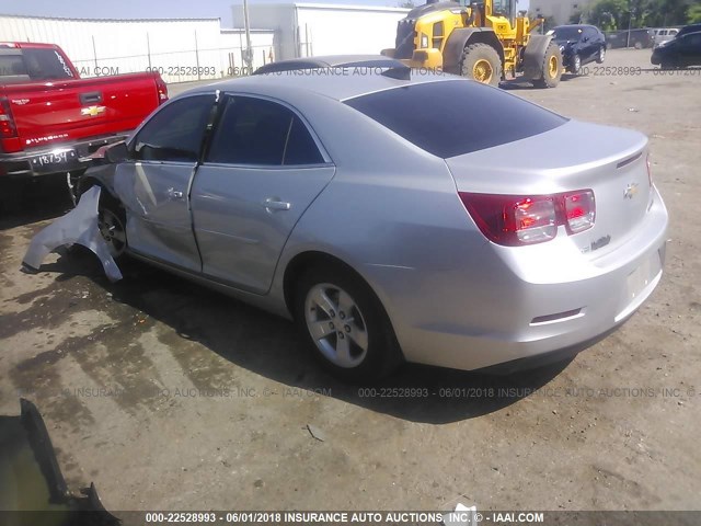 1G11A5SLXFF112065 - 2015 CHEVROLET MALIBU LS SILVER photo 3
