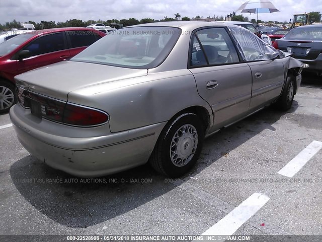 2G4WS52J3Y1334316 - 2000 BUICK CENTURY CUSTOM GOLD photo 4