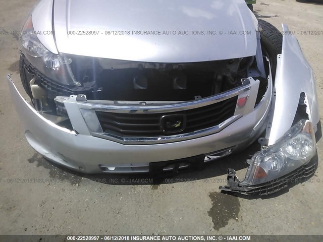 JHMCP264X8C021915 - 2008 HONDA ACCORD LXP SILVER photo 6