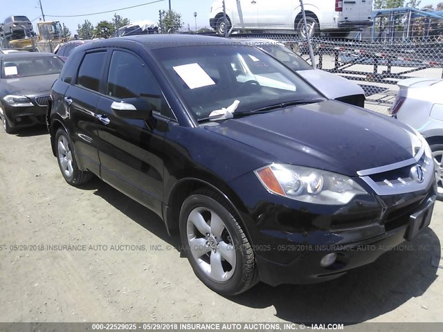 5J8TB18218A008747 - 2008 ACURA RDX BLACK photo 1