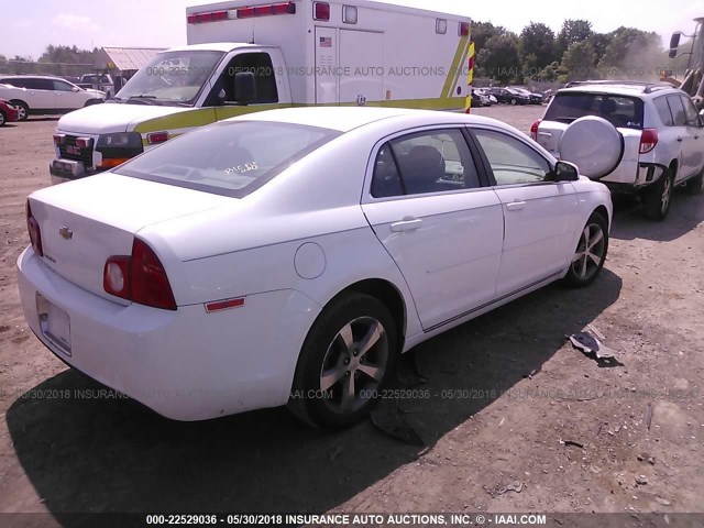 1G1ZC5E14BF326616 - 2011 CHEVROLET MALIBU 1LT 白色 照片 4