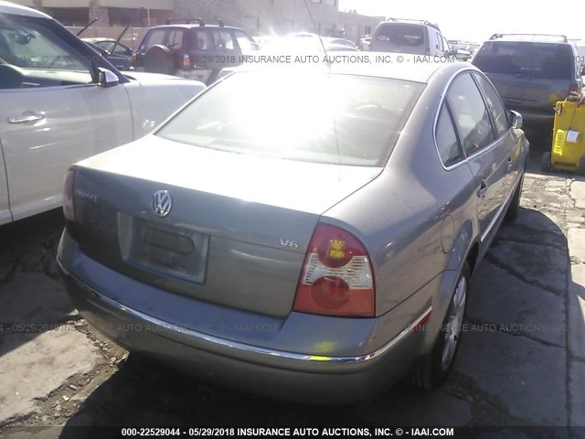 WVWRH63B63P397578 - 2003 VOLKSWAGEN PASSAT GLX 灰色 照片 4