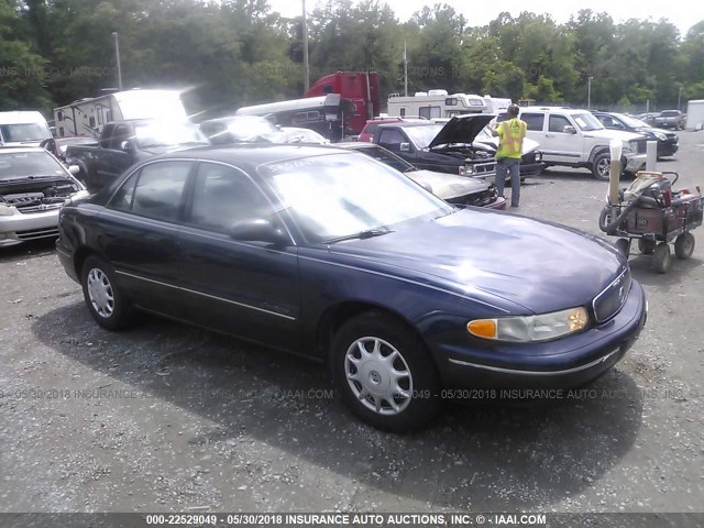 2G4WS52J811225078 - 2001 BUICK CENTURY CUSTOM BLUE photo 1