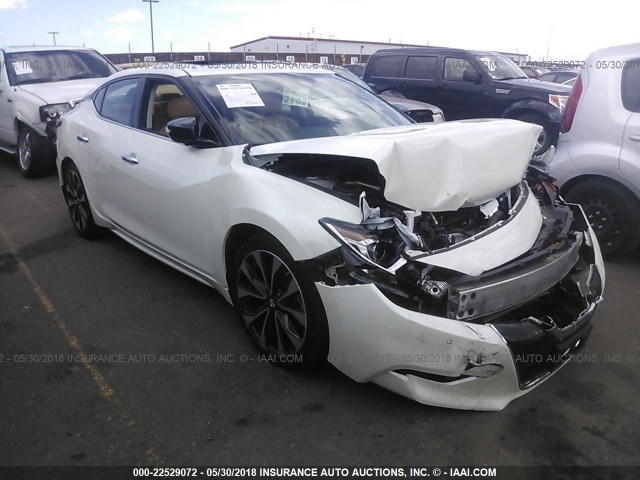 1N4AA6AP6GC404242 - 2016 NISSAN MAXIMA 3.5S/SV/SL/SR/PLAT WHITE photo 1