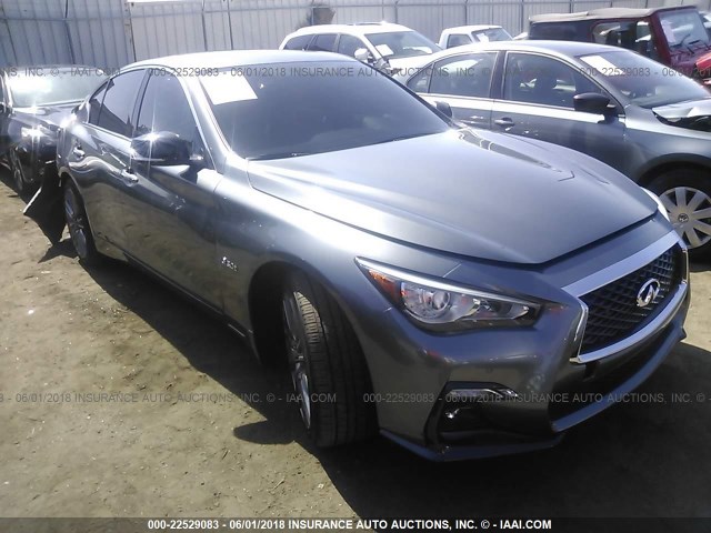 JN1FV7AR2JM481464 - 2018 INFINITI Q50 RED SPORT 400 GRAY photo 1