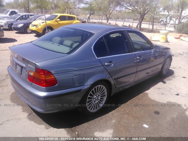 WBAEV53413KM25607 - 2003 BMW 330 I BLUE photo 4