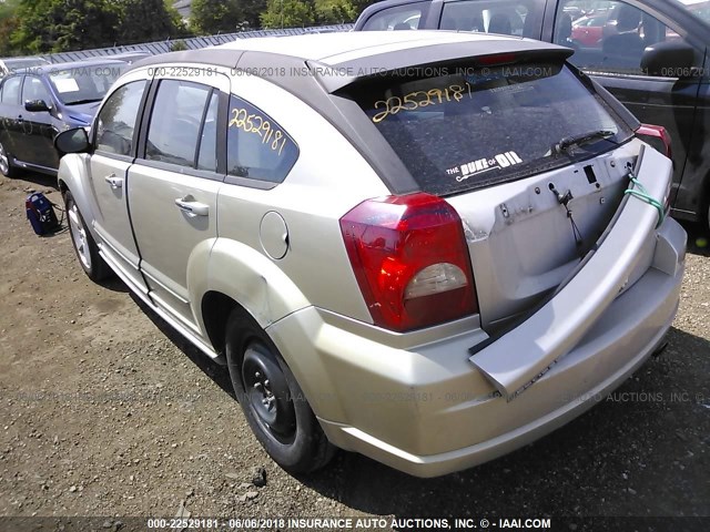 1B3HB78KX7D156840 - 2007 DODGE CALIBER R/T SILVER photo 3