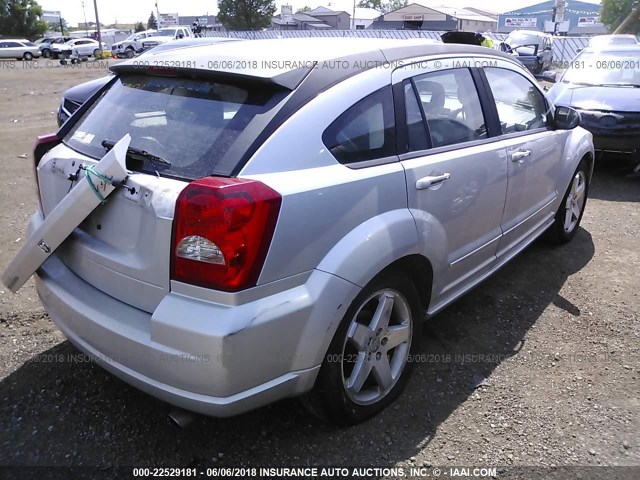 1B3HB78KX7D156840 - 2007 DODGE CALIBER R/T SILVER photo 4