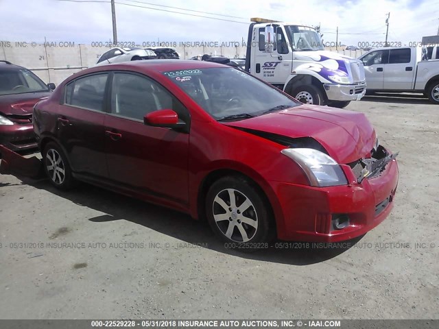 3N1AB6AP5CL773912 - 2012 NISSAN SENTRA 2.0/2.0S/SR/2.0SL RED photo 1