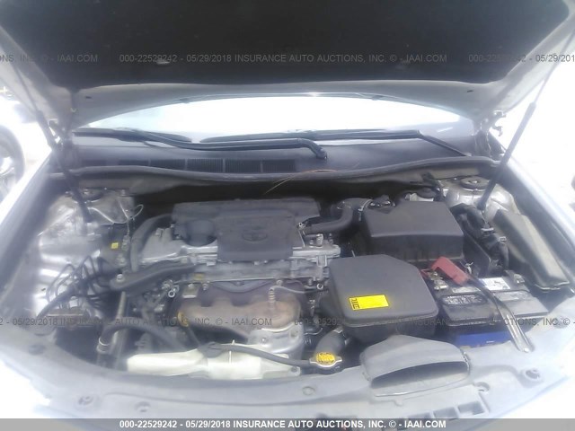 4T4BF1FK1CR229713 - 2012 TOYOTA CAMRY SE/LE/XLE 银色 照片 10