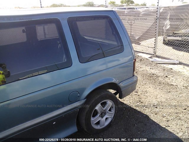 2B4FH25K3RR653351 - 1994 DODGE CARAVAN BLUE photo 6
