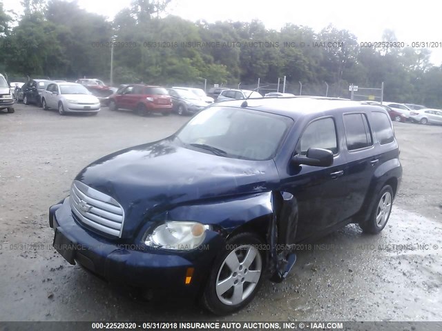 3GNCA13B29S635134 - 2009 CHEVROLET HHR LS BLUE photo 6
