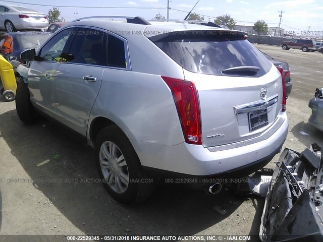 3GYFNGE32DS588189 - 2013 CADILLAC SRX LUXURY COLLECTION SILVER photo 3