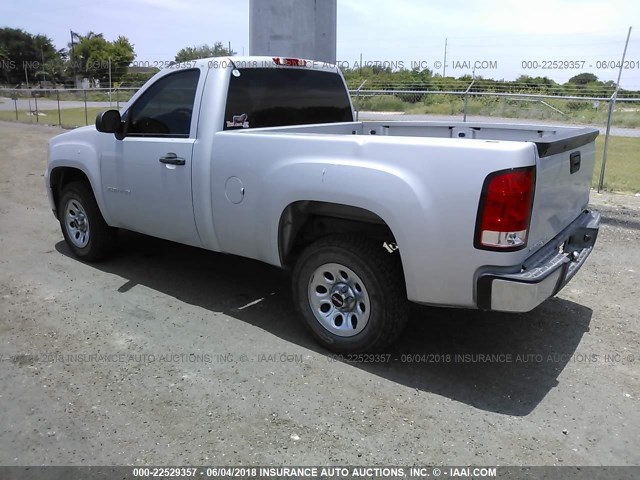 1GTN1TEX5DZ300225 - 2013 GMC SIERRA C1500 SILVER photo 3