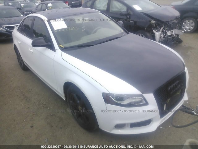 WAULF78K69N034290 - 2009 AUDI A4 2.0T QUATTRO WHITE photo 1