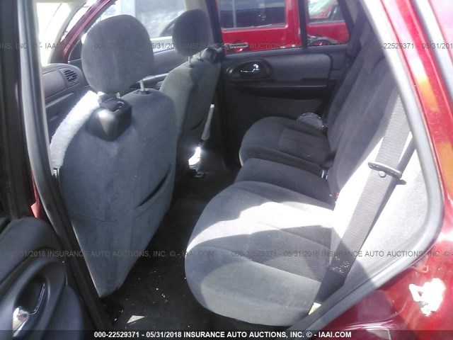 1GNDT13S562136625 - 2006 CHEVROLET TRAILBLAZER LS/LT MAROON photo 8