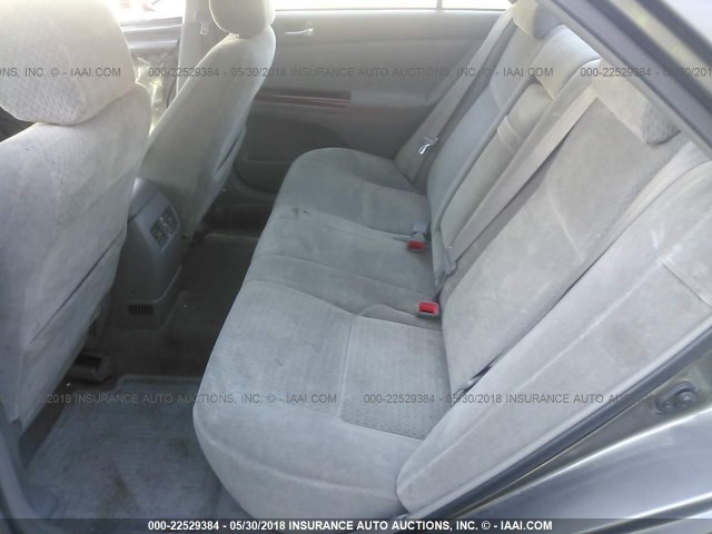 4T1BF30K82U512963 - 2002 TOYOTA CAMRY LE/XLE/SE GRAY photo 8