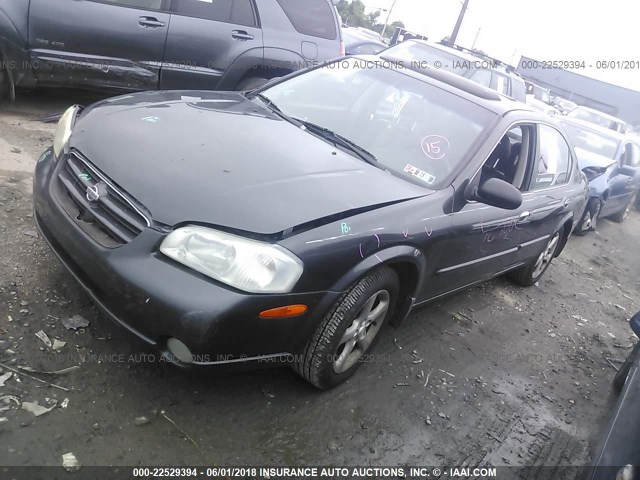 JN1CA31A0YT020541 - 2000 NISSAN MAXIMA GLE/GXE/SE GRAY photo 2