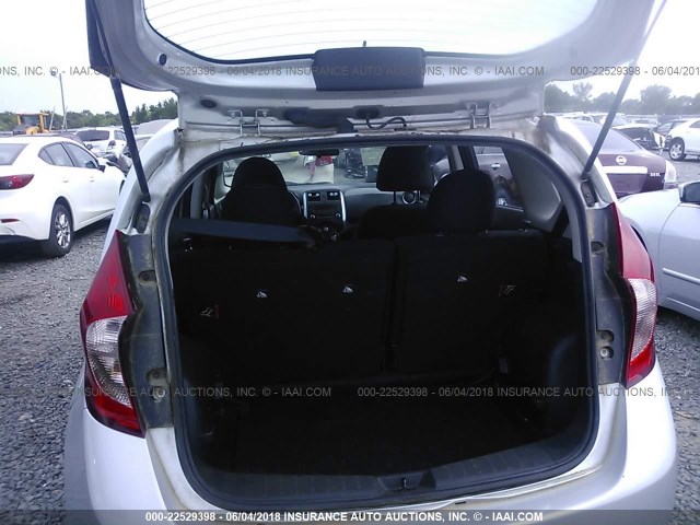 3N1CE2CP8EL381855 - 2014 NISSAN VERSA NOTE S/S PLUS/SV/SL SILVER photo 8