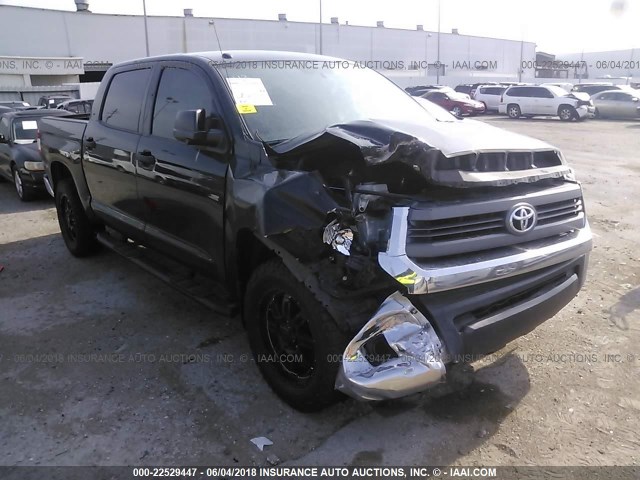 5TFDW5F12EX340861 - 2014 TOYOTA TUNDRA CREWMAX SR5 BLACK photo 1