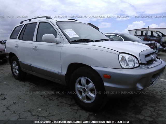 KM8SC73D55U889588 - 2005 HYUNDAI SANTA FE GLS/LX WHITE photo 1