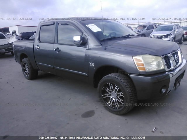 1N6AA07A04N577567 - 2004 NISSAN TITAN XE/SE/LE BLACK photo 1