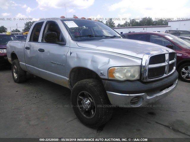 3D7KU28C03G713574 - 2003 DODGE RAM 2500 ST/SLT 银色 照片 1