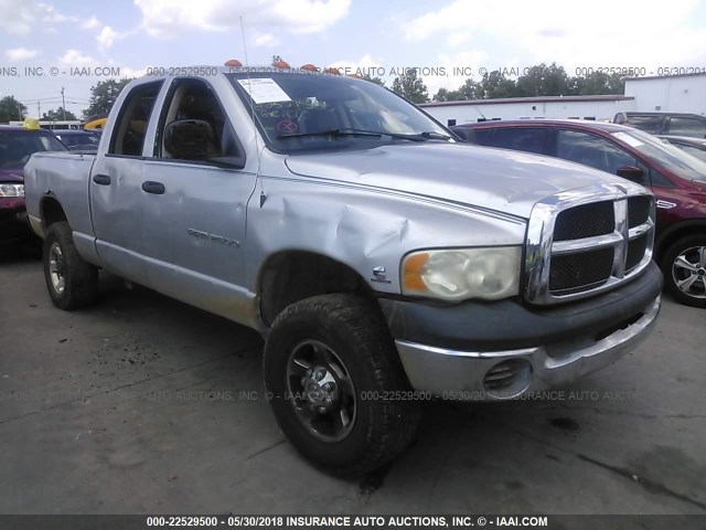 3D7KU28C03G713574 - 2003 DODGE RAM 2500 ST/SLT SILVER photo 1