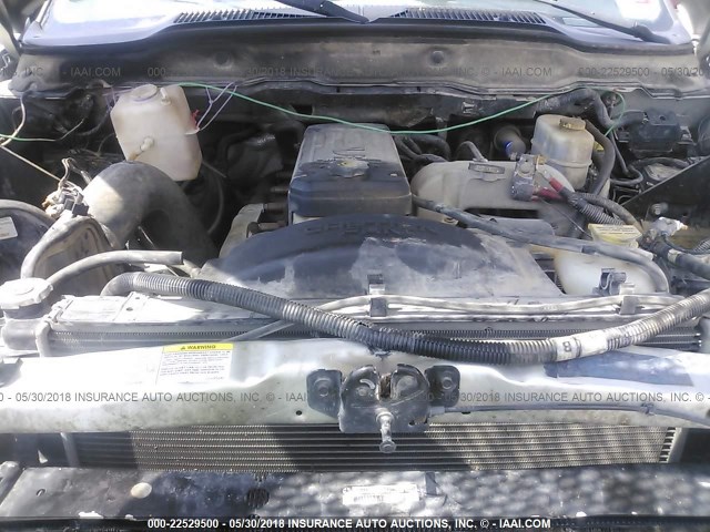 3D7KU28C03G713574 - 2003 DODGE RAM 2500 ST/SLT 银色 照片 10